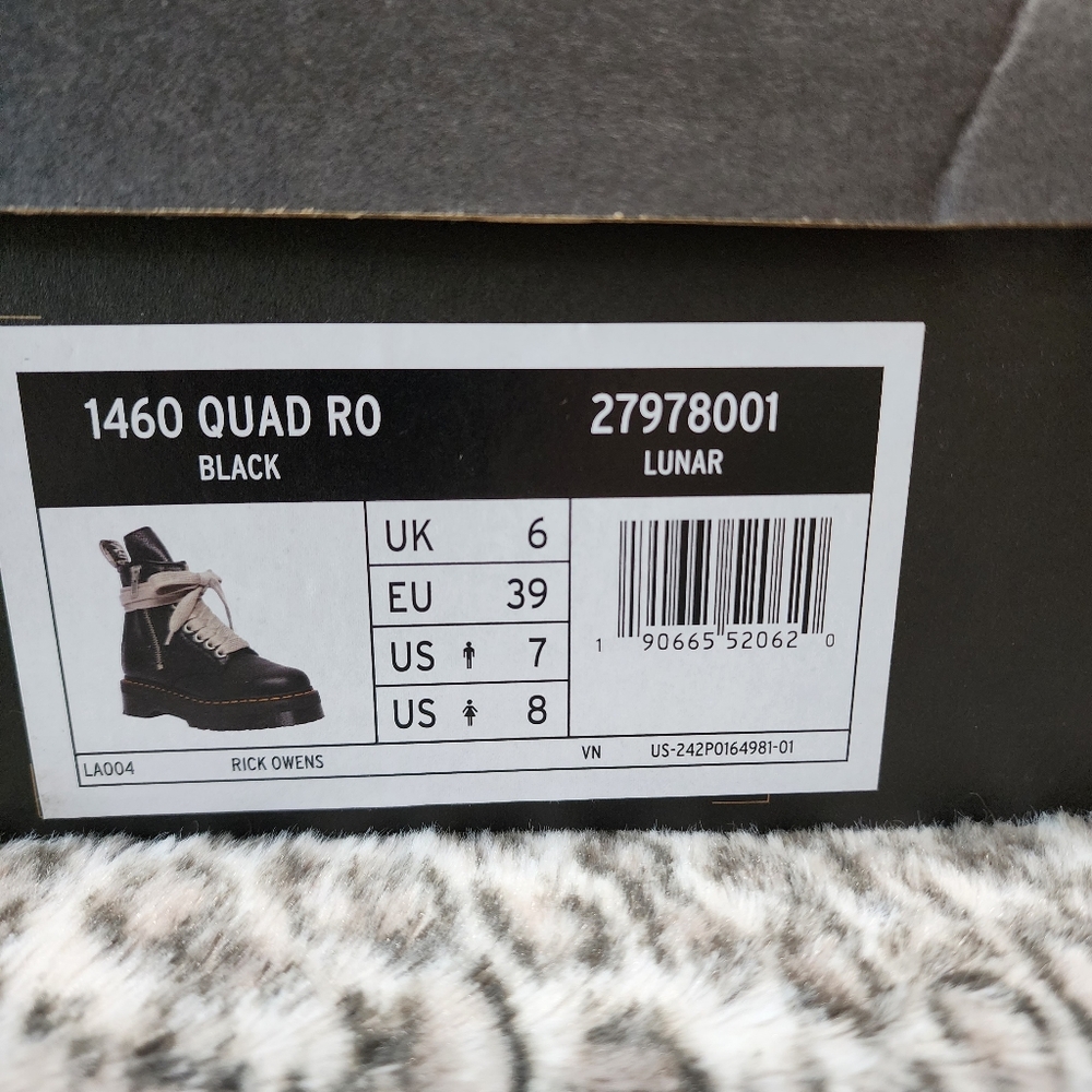 Dr. Martens Rick Owens Collaboration 1460 Quad - Picture 12 of 12